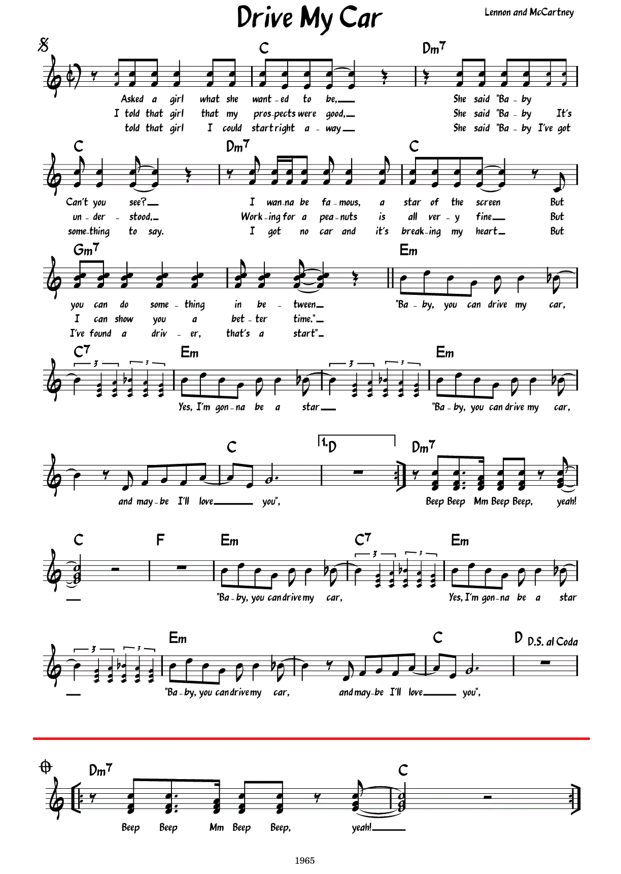Sheet Music